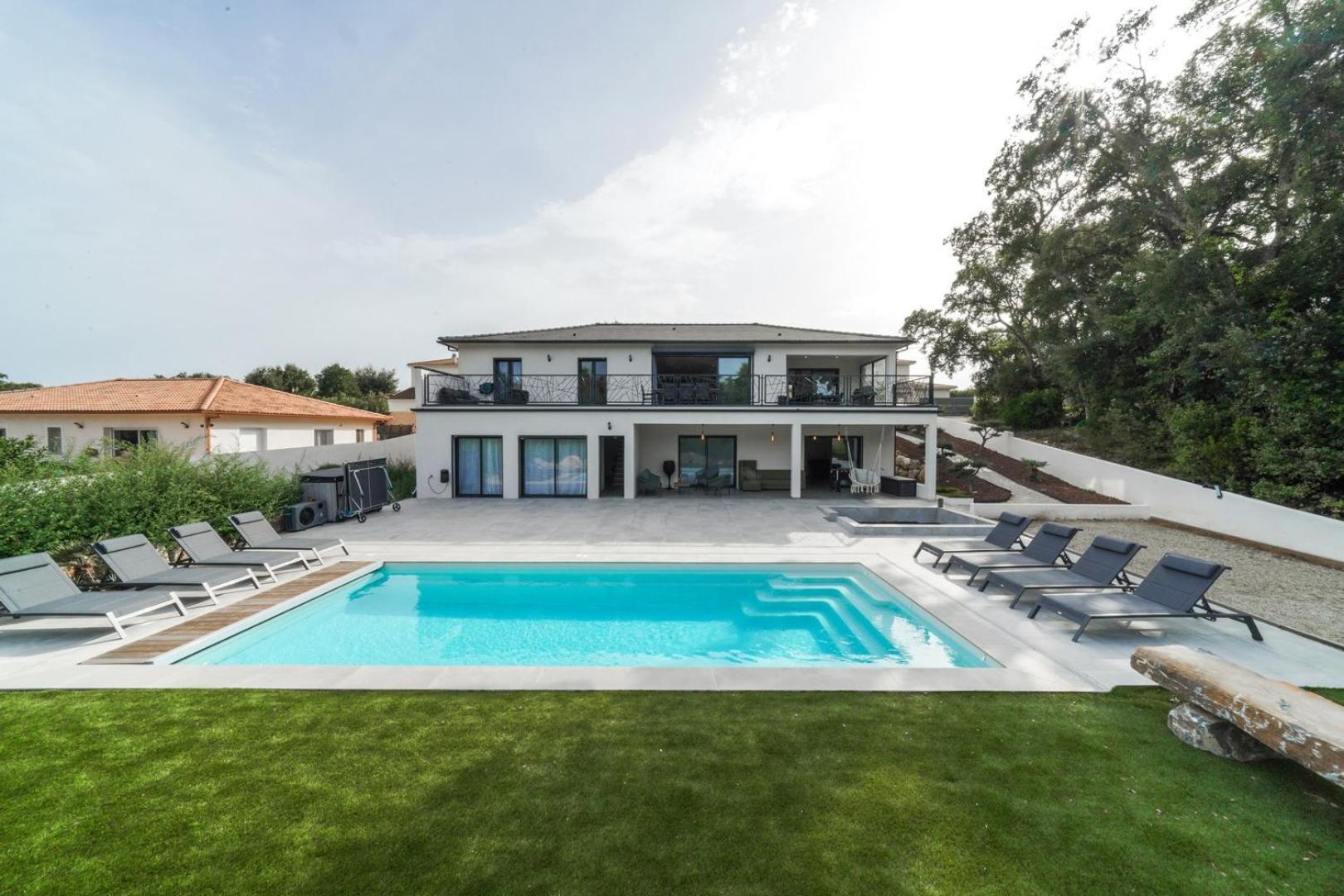 Tres Belle Villa A Ghisonaccia Avec Piscine Chauffee Εξωτερικό φωτογραφία